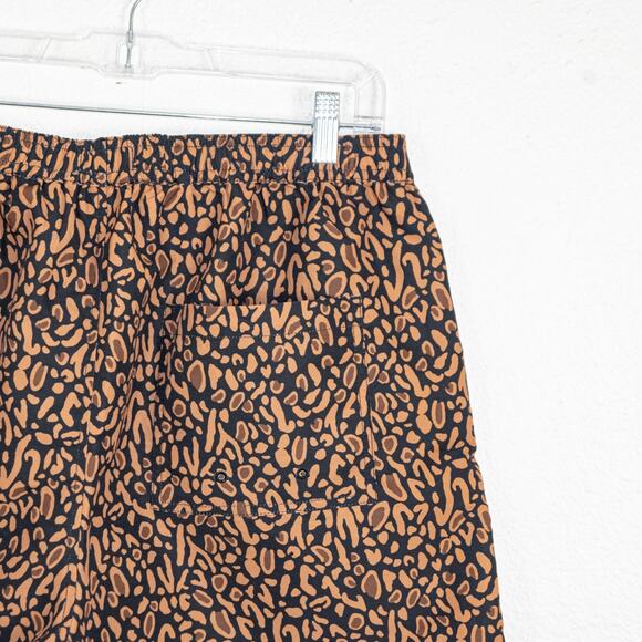 Nanushka Men's Large Printed Drawstring Shorts trunks brown - Picture 6 of 9